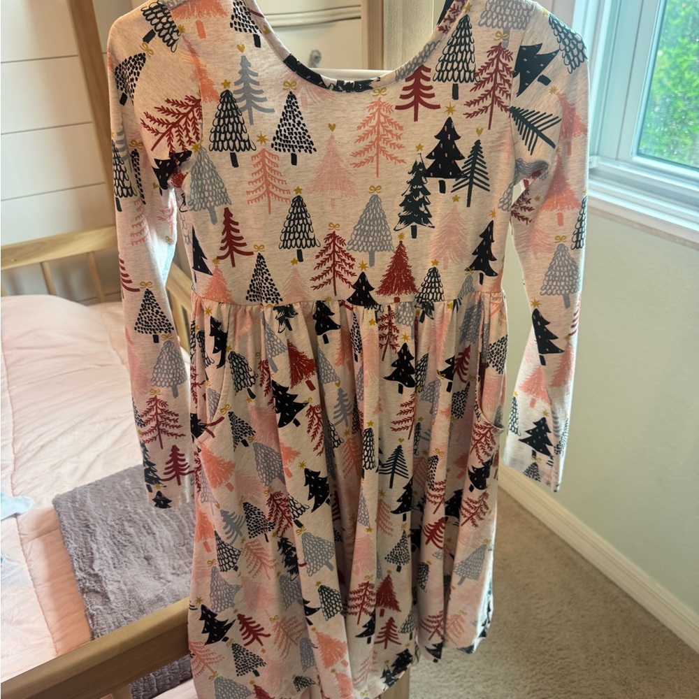 Hanna Andersson Christmas Tree Print Dress